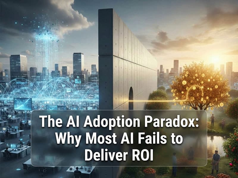 The AI adoption paradox and ROI - why most companies deploy AI but see no return