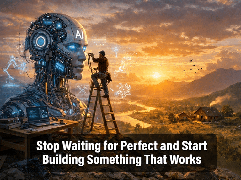 Stop waiting for perfect AI implementation - start building something that works